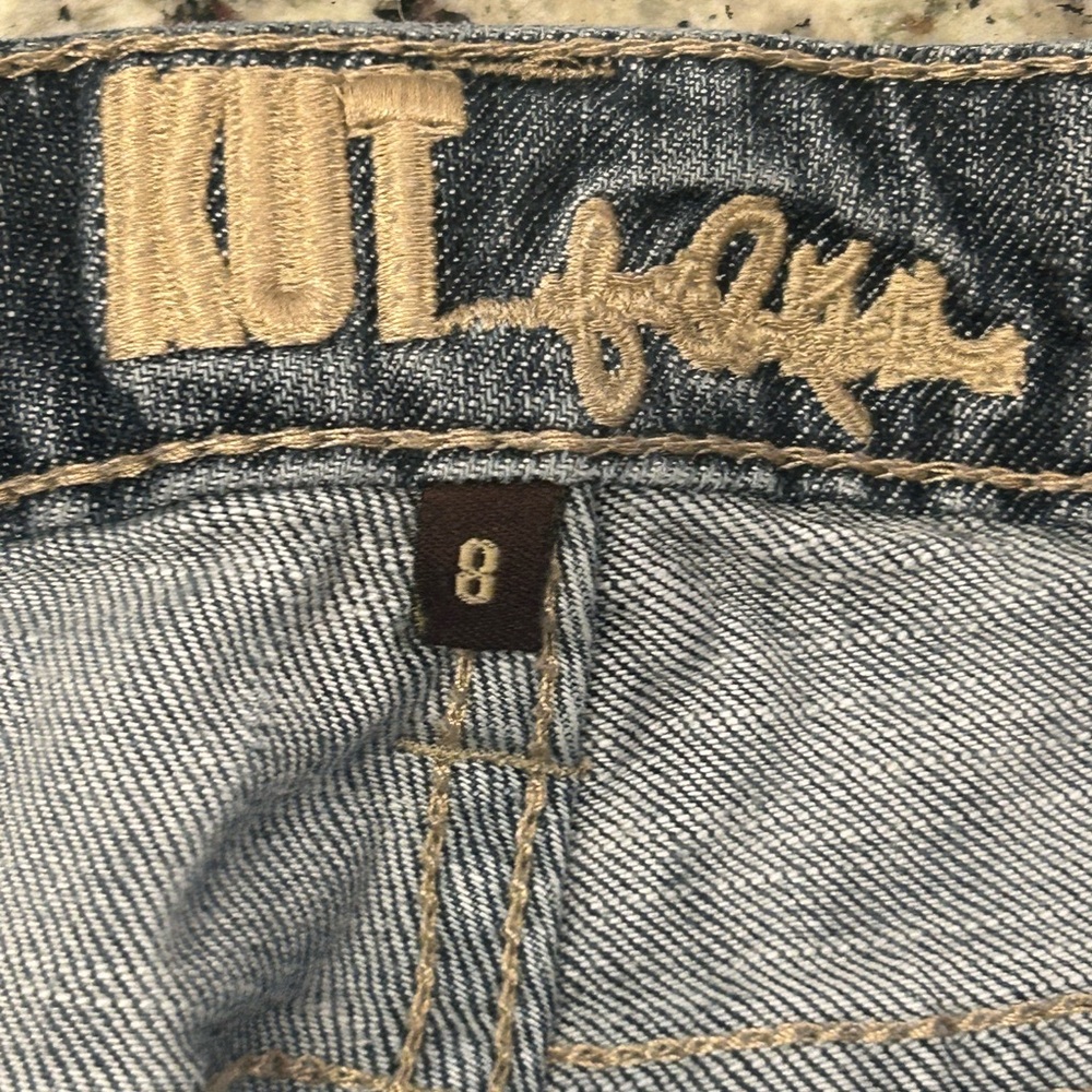Kut from‎ the Kloth Women’s Mid Rise Straight Leg Cropped Stretch Jeans 8 - Picture 11 of 13